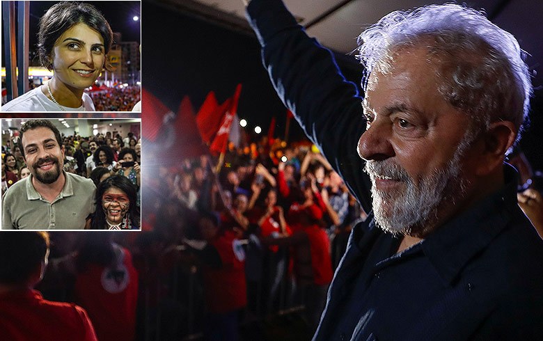 Ato Em Curitiba Com Lula Boulos E Manuela Em Defesa Da Democracia Encerra Caravana Rede