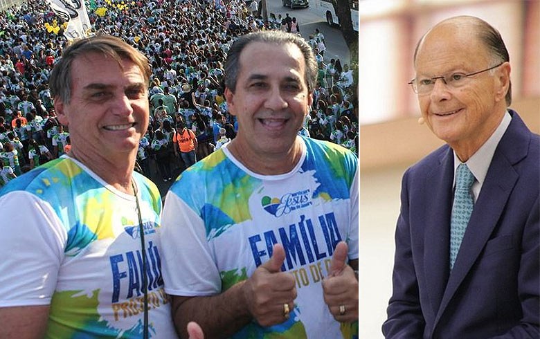 Bispo Edir Macedo diz no Facebook que apoia Bolsonaro