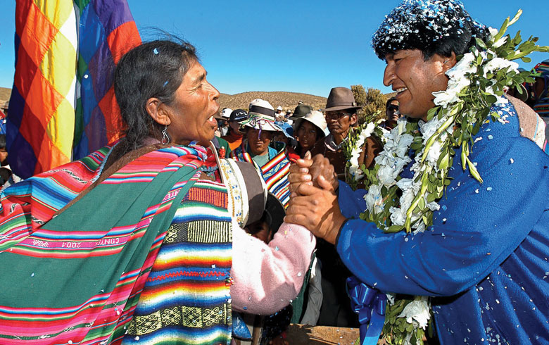 A vitória de Evo Morales na Bolívia é dada como segura, provavelmente sem necessidade do segundo turno