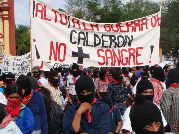 Manifestação México (foto: Clayton Conn)